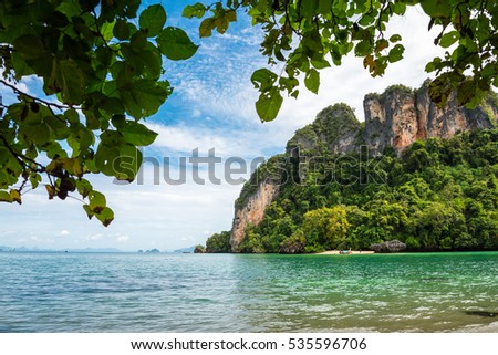 Beautiful tropical island, Krabi Thailand - Travel business holiday concept
