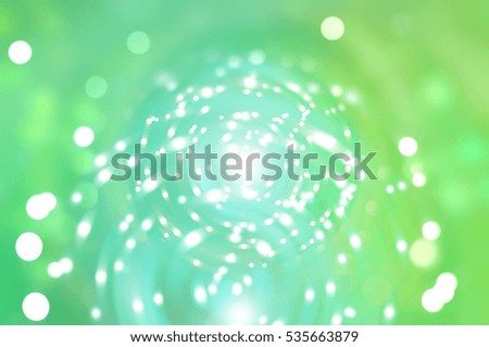 Bokeh light blue and green abstract background. illustration digital.
