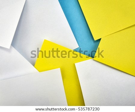 abstract background background with small papers with arrow