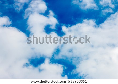 blue sky with cloud background.photo