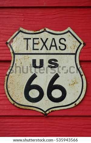 vintage route sixty six road sign, retro style