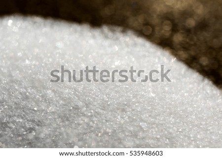 froth on brown background