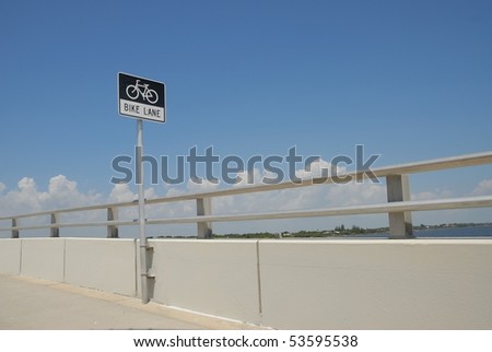 bike land sign