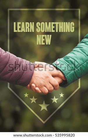 Business agreement partnership. Learn Something New, Business Concept