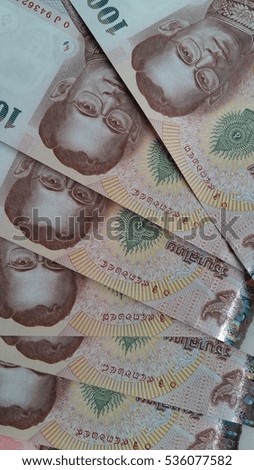 thai baht banknotes
