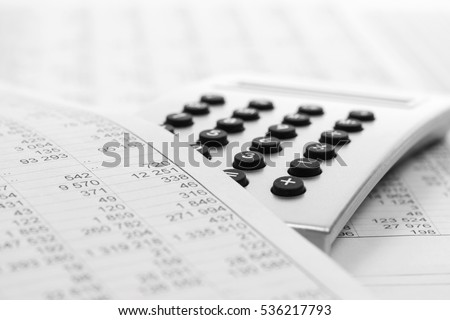 Financial accounting  Royalty-Free Stock Photo #536217793