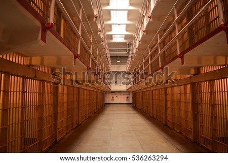 Prison cells in california Royalty-Free Stock Photo #536263294