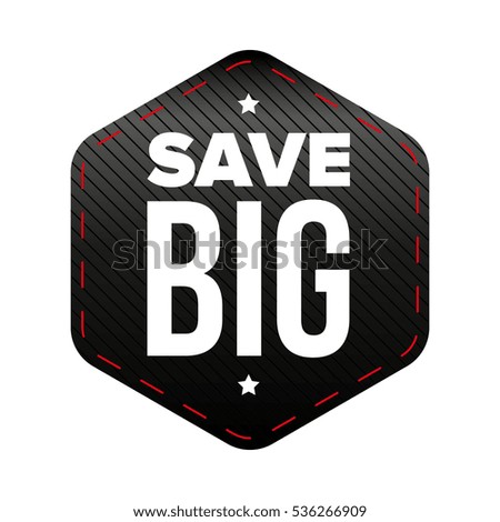 Save Big patch vector