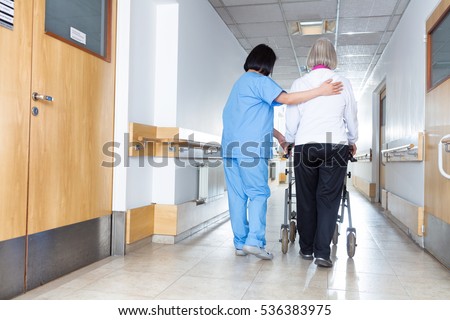 Rehab for elderly people. Royalty-Free Stock Photo #536383975