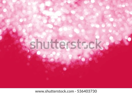 Abstract bokeh picture from ice cube red tone for background

