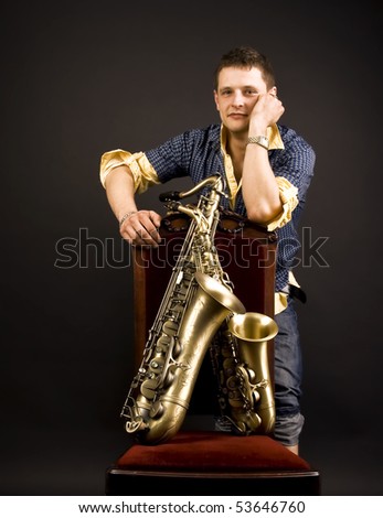 saxophone player