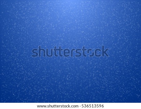 Blue Christmas background with snowflakes. Vector illustration