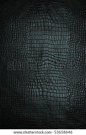 leather texture black background,crocodile leather Royalty-Free Stock Photo #53658646