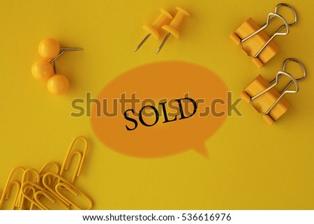 Sold, Business Concept