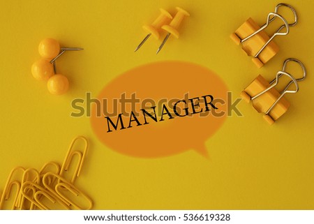 Manager, Business Concept