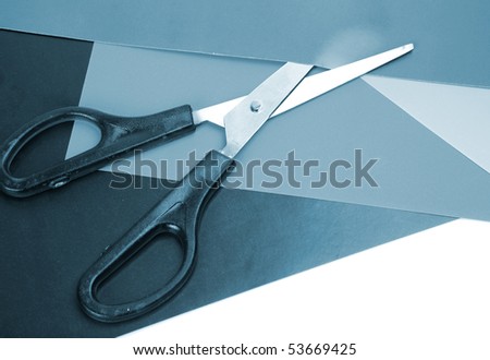 Scissors and paper