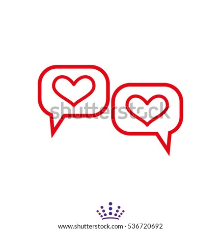 dialogue, chat, conversation, icon, vector illustration EPS 10