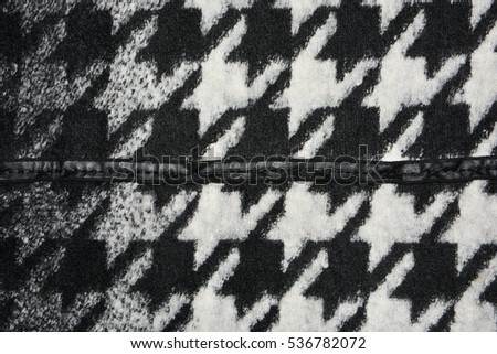 Woolen texture plaid