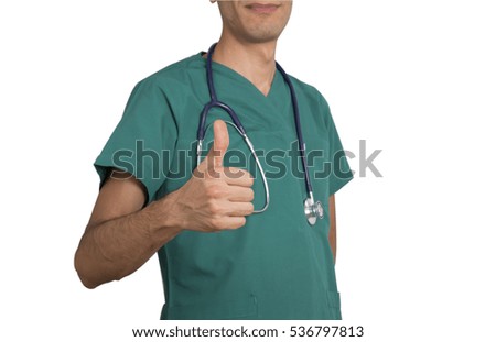 doctor white background 