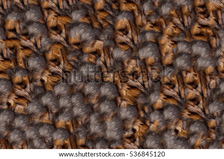 Texture, background, seamless pattern. This is useful for designers. Fox fur animal. Carnivorous mammals of the family. dog with long fluffy tail and his fur.