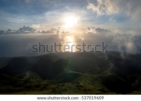 Sunset on the Mountain