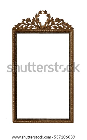 frame with empty grunge canvas for your picture, photo, image. beautiful vintage background with clipping path
