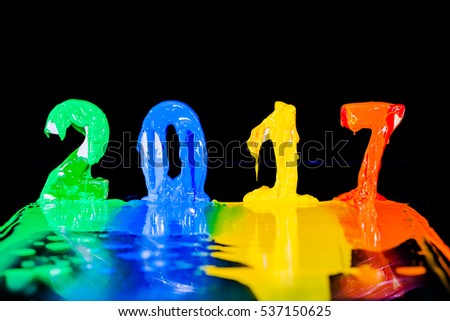print calendar new year of 2017 with plastisol ink the ink for print tee shirt