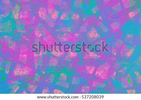 Vivid  funky painting background closeup texture  with  blue gray white colors vibrant colorful creative pattern dynamic