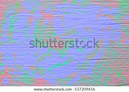 Vivid  funky painting background closeup texture  with  blue red  orange purple pink gray white colors vibrant colorful creative pattern dynamic