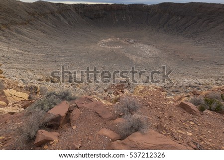 Barringer Crater near Winslow, Arizona