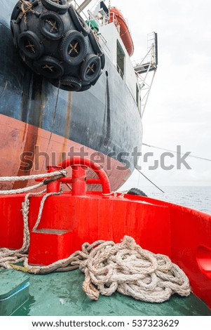 ship ropes - patras port