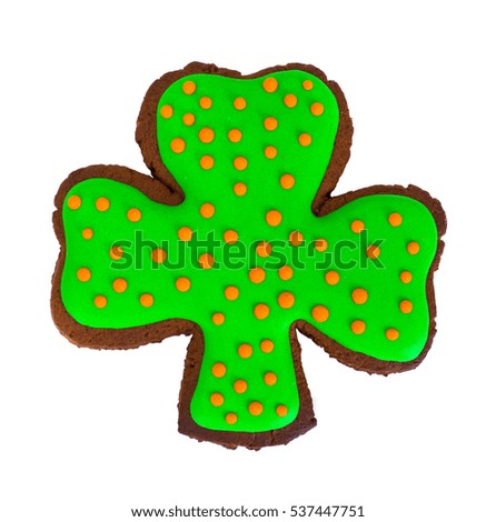Sweet Gingerbread for St. Patricks Day Studio Photo