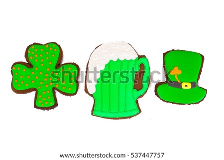 Sweet Gingerbread for St. Patricks Day Studio Photo