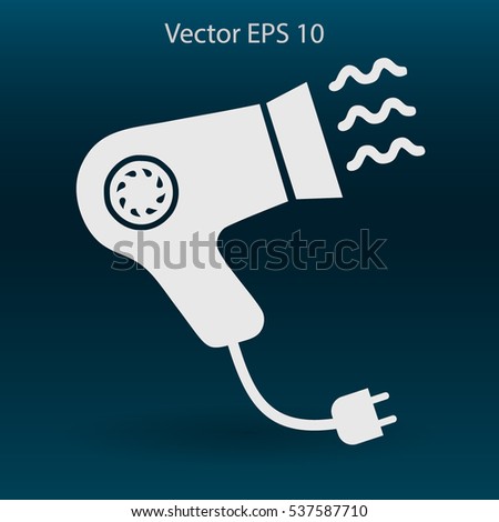 Blow-dry vector icon
