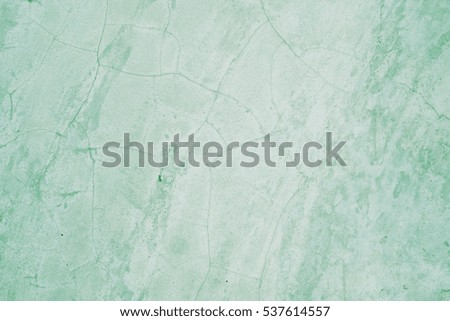 Cement wall and Concrete wall textured background. green tone