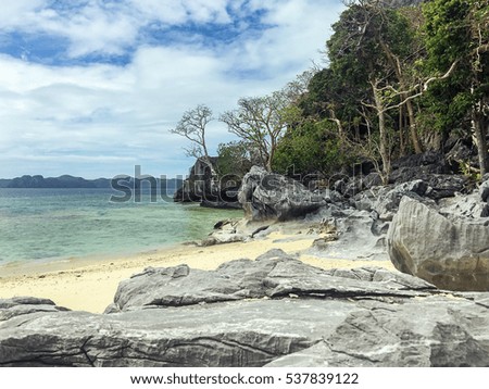 El Nido islands in Palawan, Philippines.