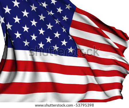 USA flag Royalty-Free Stock Photo #53795398
