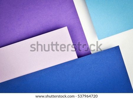 abstract background blue paper slanting over each other
