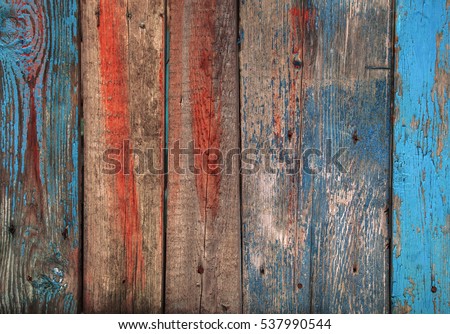 Vintage wood texture background/Wooden background texture.Old shabby  colored wooden fence.Texture for your design, copy space