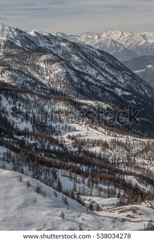 winter snow landscape mountains