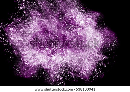 abstract powder splatted background,Freeze motion of color powder exploding/throwing color powder,color glitter texture on BLACK background