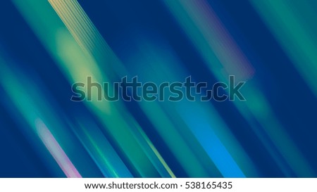 Abstract artistic background. Defocused blue spectrum light.