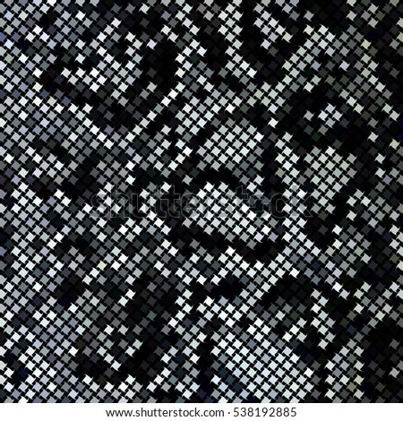 Grey mosaic imitating a snake skin. There is an option in the vector.