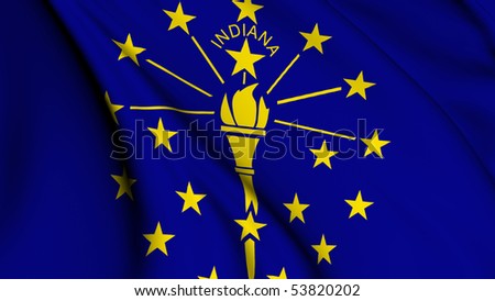 Indiana Flag Royalty-Free Stock Photo #53820202