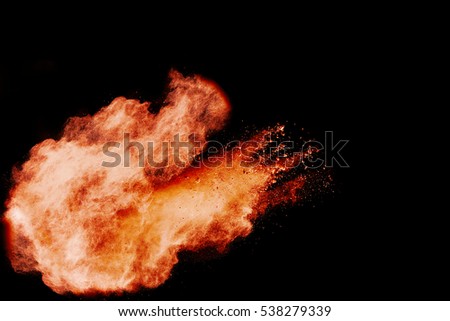 abstract powder splatted background