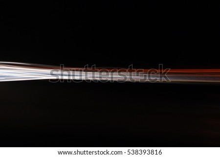 Trailing of the light, Long Exposure of cars driving past, Light trail