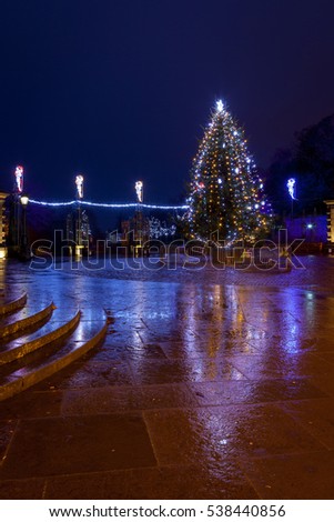 Christmas Tree in Dunfermline