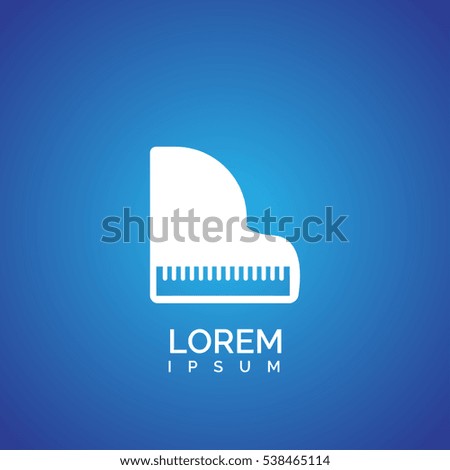 piano icon. icon design