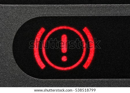 warning light in car dashboard