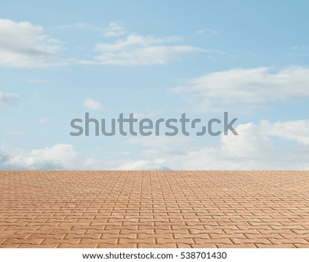 paving stones in the sky